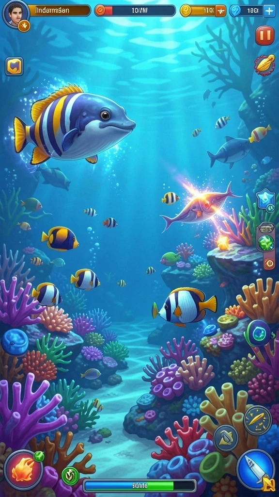 Tangkapan layar menunjukkan aksi seru dalam game 333666.