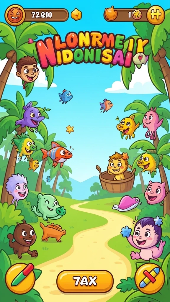 Fitur multiplayer yang memungkinkan bermain dengan teman.