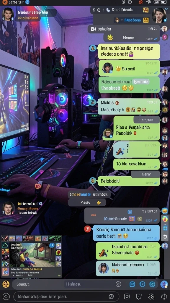 Screenshot menunjukkan beragam motif batik yang bisa dipilih.