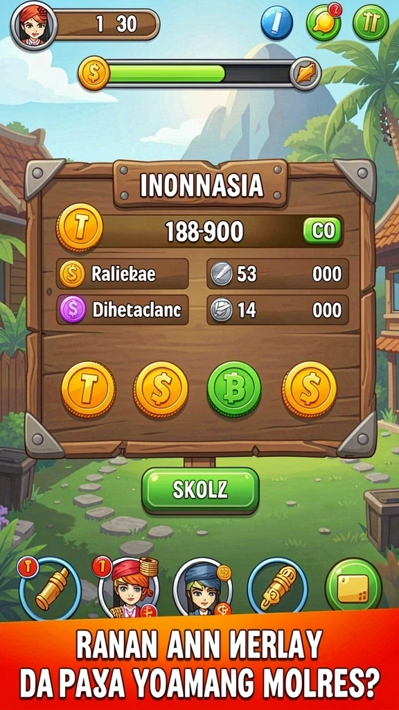 Komunikasi dengan teman saat bermain bingo.