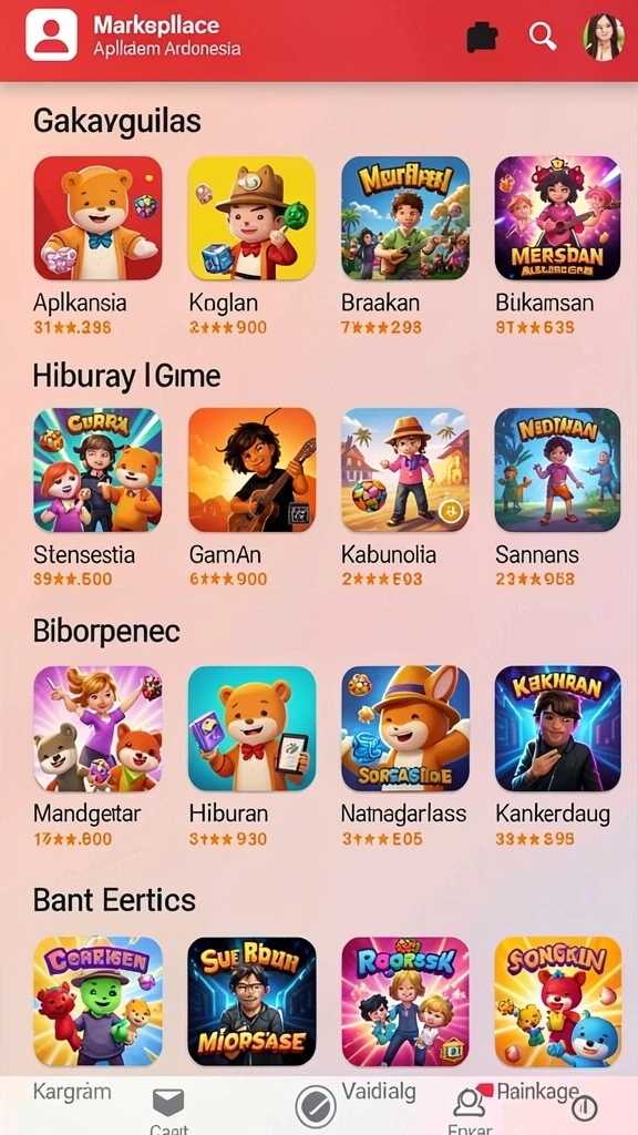 Pilih tema favorit Anda dan mulailah bermain.