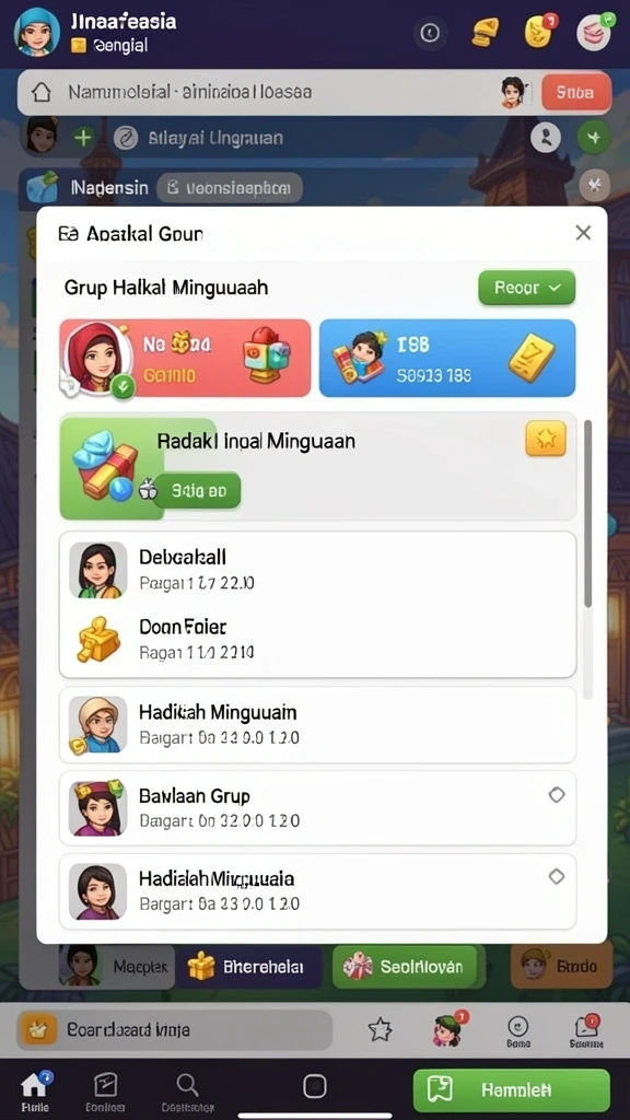 Momen seru saat menyelesaikan tantangan.