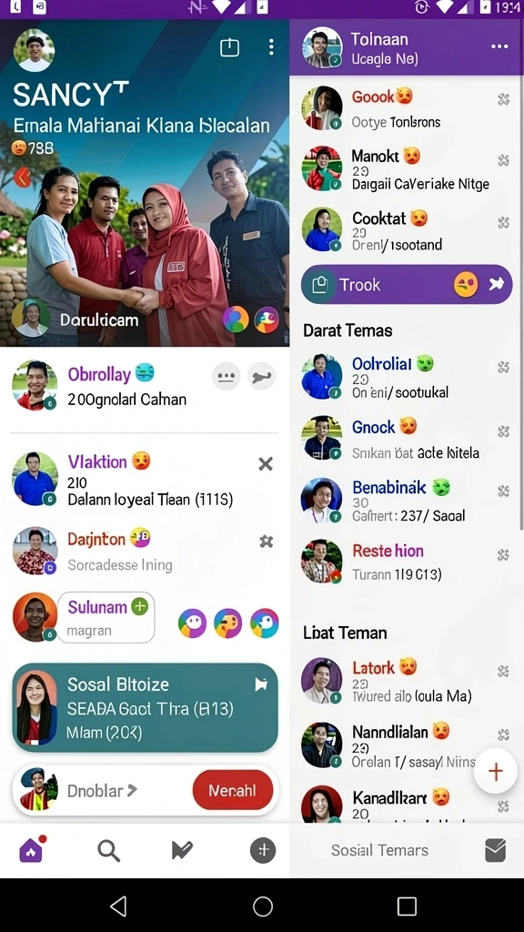 Tampilan antarmuka yang ramah pengguna.