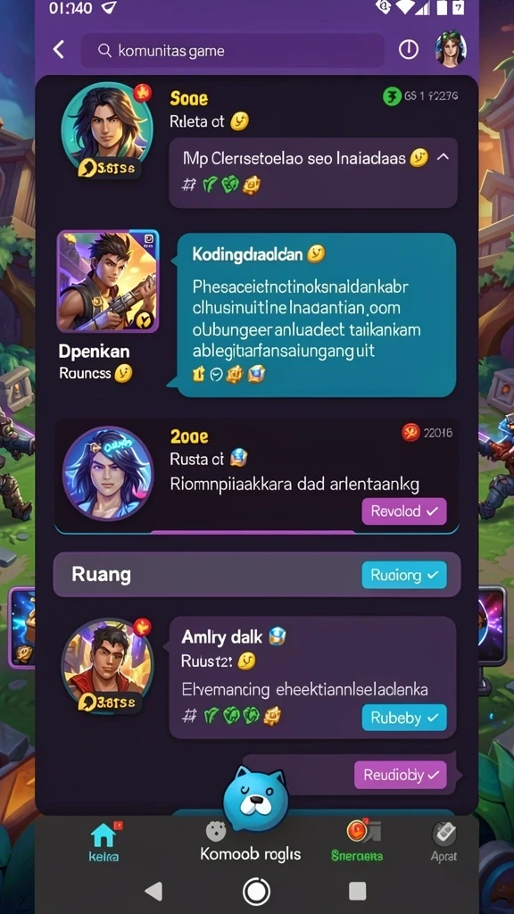 Fitur komunitas aktif untuk berbagi pengalaman.
