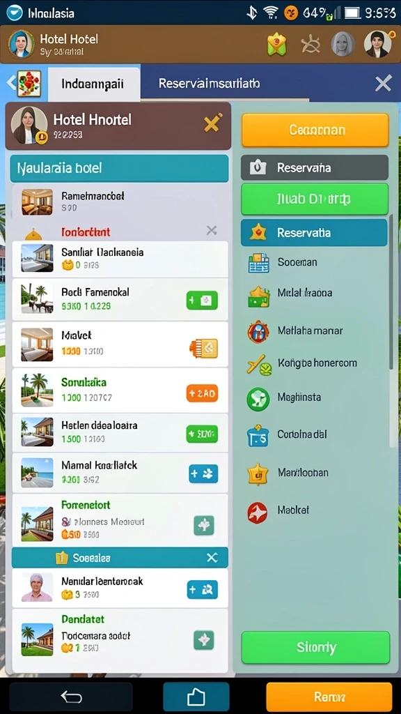 Tampilan grafik yang menawan dan penuh warna.