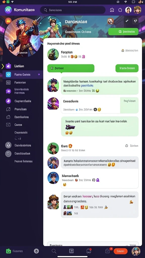 Karakter-karakter unik yang membuat permainan semakin menarik.