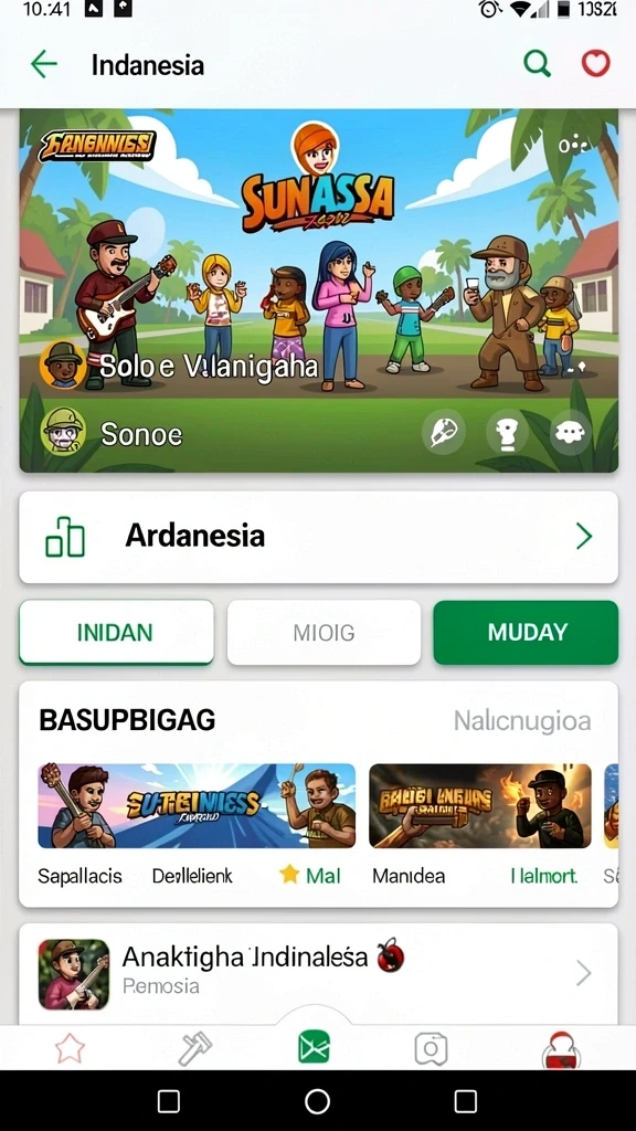 Tampilan antarmuka yang menarik dan intuitif.
