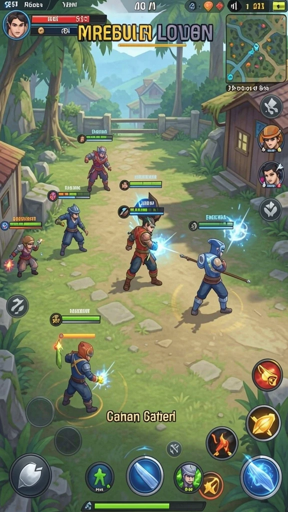 Screenshot menampilkan fitur multiplayer yang interaktif.