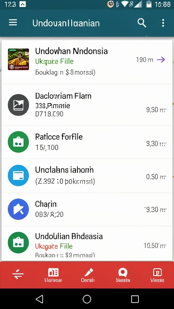Tampilan utama yang menarik dan mudah dinavigasi.