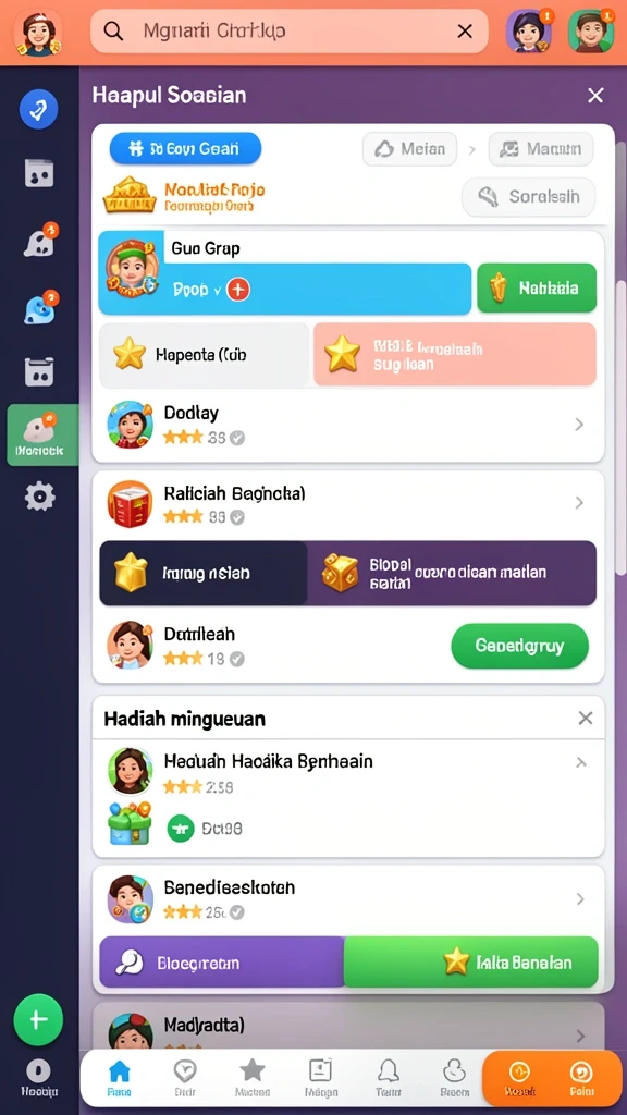 Gameplay yang seru dan penuh tantangan.