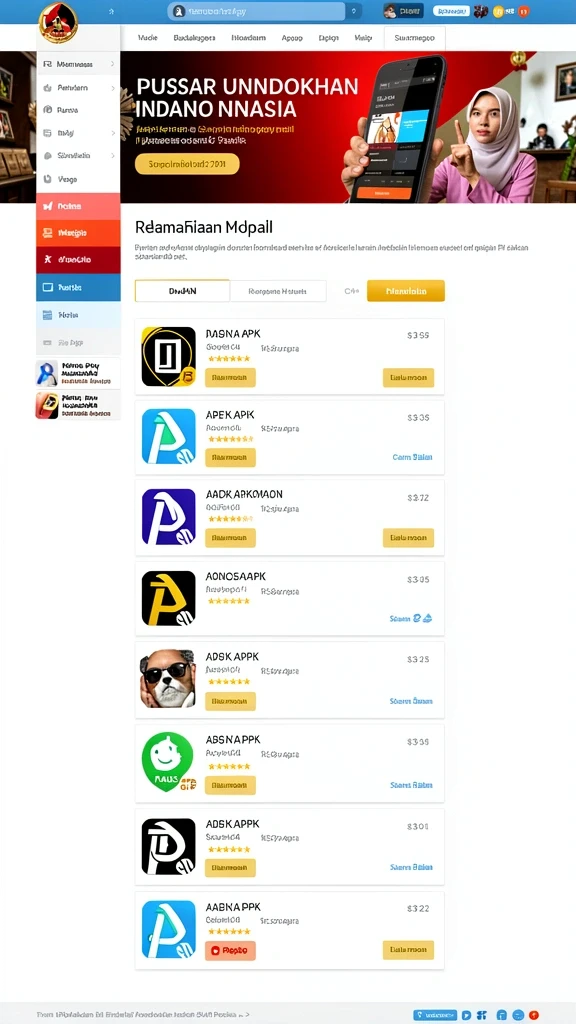 Tampilan antarmuka yang user-friendly.
