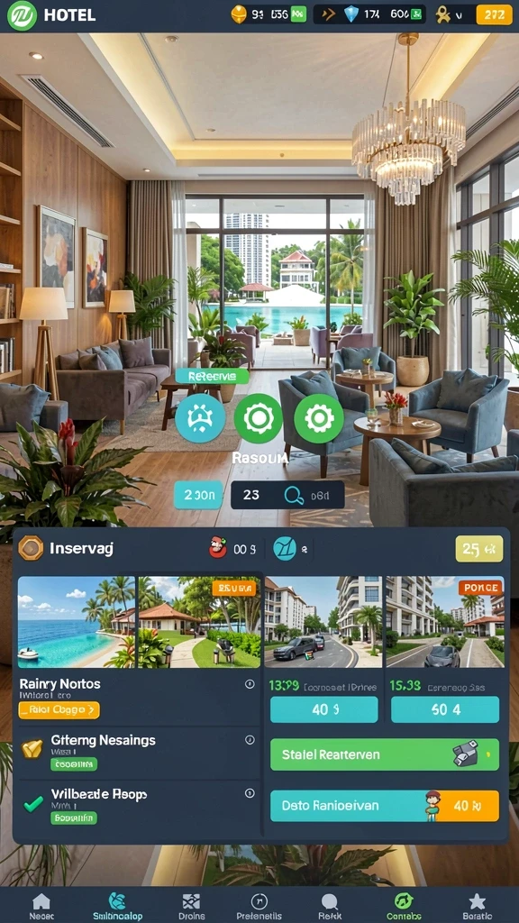 Tampilan awal aplikasi LUXURY777 yang menarik.