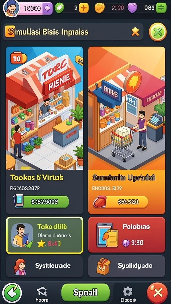 Pengaturan karakter yang beragam untuk kustomisasi.