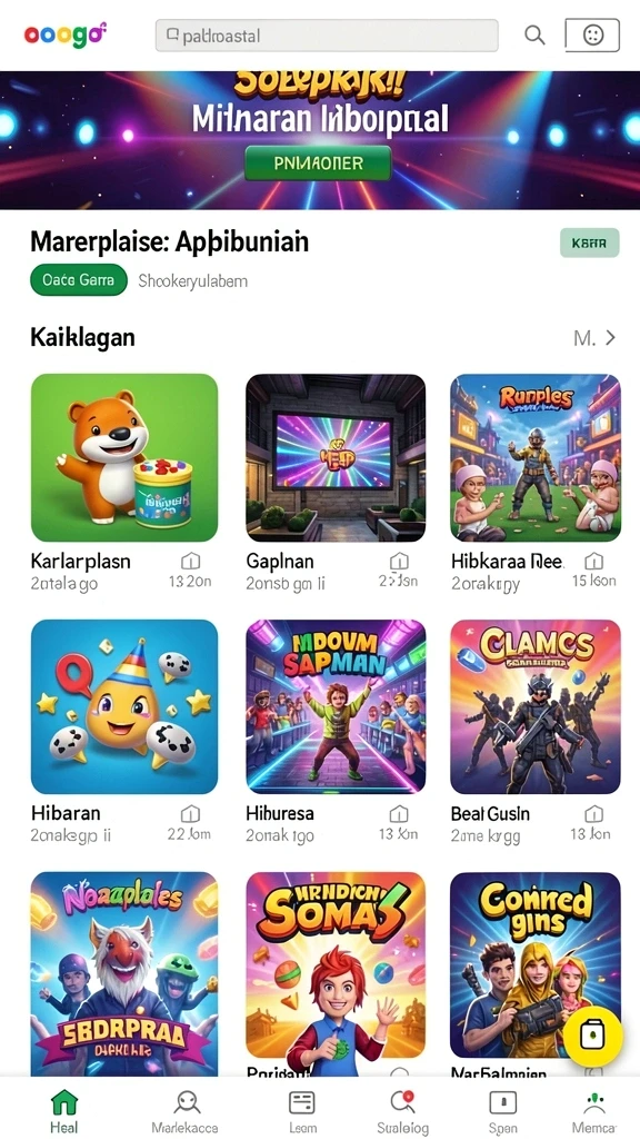 Fitur permainan yang bervariasi dan menyenangkan.