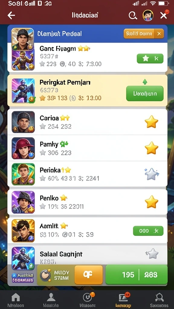 Karakter dengan cerita yang mendalam dan menarik.