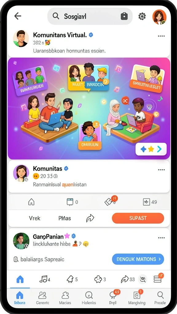 Beragam permainan seru untuk semua kalangan.