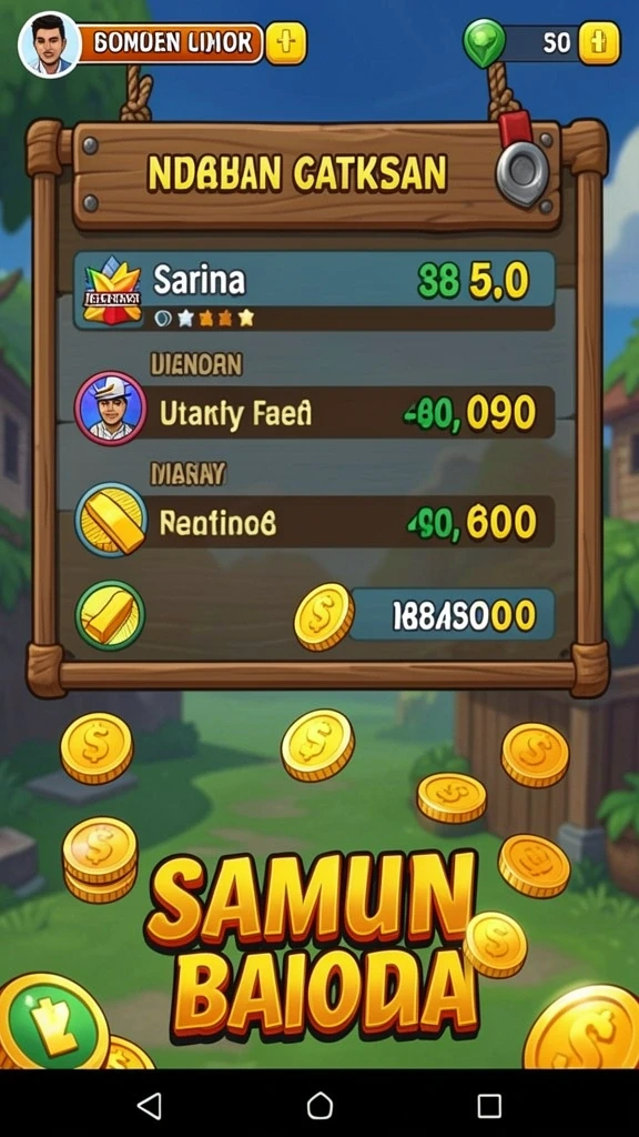 Screenshot menampilkan pilihan permainan slot yang menarik.