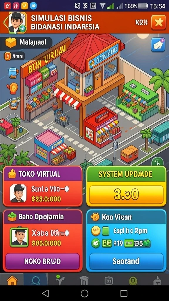 Karakter dengan desain unik dan beragam.