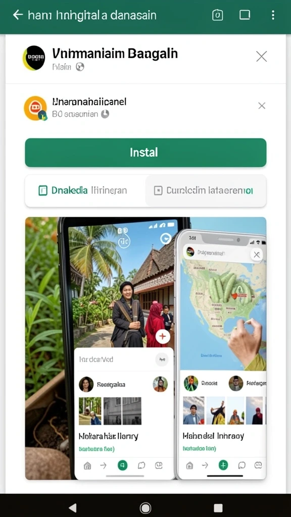 Tangkapan layar antarmuka pengguna yang menarik.