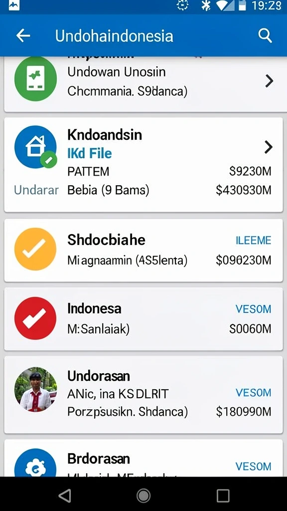 Tangkapan layar menampilkan antarmuka pengguna yang sederhana.