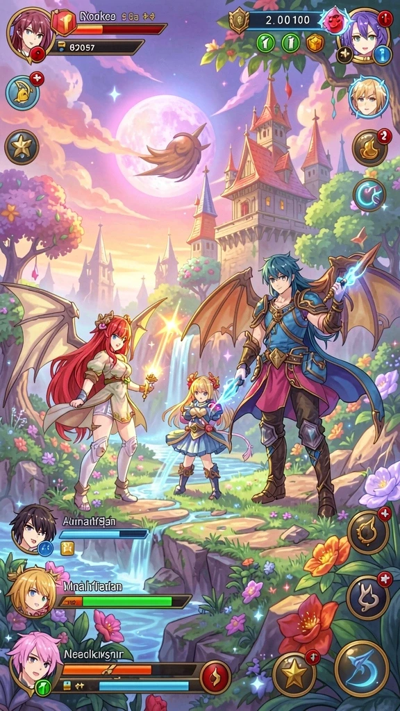 Gambaran salah satu level menantang dalam game.